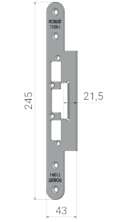Monteringsstolpe T109-I