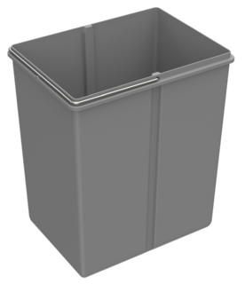 Avfallshink 20 liter Grå