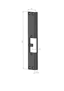 Monteringsstolpe SC30V-17