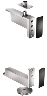 Pivotgångjärn System Fx 40 Klass C Rund RF Platt+SV Täcklock