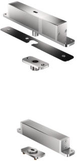 Pivotgångjärn System Fx TP-R Klass A Flush Rund RF Platt+SV PT-R lock