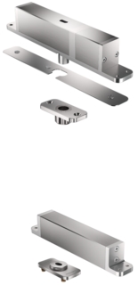 Pivotgångjärn System Fx TP-R Klass A Flush Rund Rostfritt