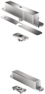 Pivotgångjärn System Fx TP-R Klass C Flush Rund Rostfritt