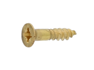 Träskruv TFX 5,5x25mm Kryss        Mässing