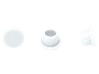 Täcklock Clamex Vit RAL 9010       100-Pack