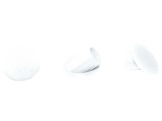 Täcklock Clamex 45° Vit RAL 9010   100-Pack
