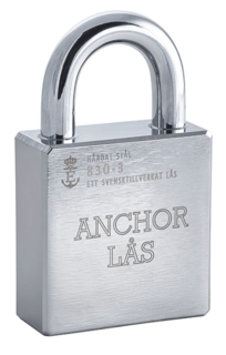 Hänglås 830-3 B28 för Oval Cylinder