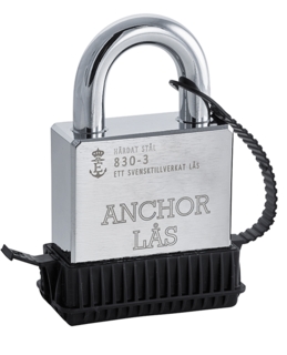 Hänglås 830-3 B28 för Oval Cylinder SL WP EL