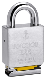 Hänglås 848-4 B27 IP68 för Oval Cylinder
