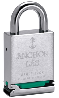 Hänglås 830-3 B35 IP68 för Oval Cylinder