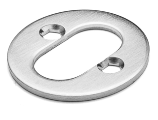 Cylinderring 3mm Oval Matt         Rostfritt