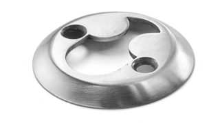 Cylinderring 7mm Rokoko            Matt Rostfritt