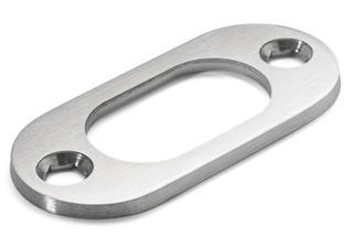 Cylinderring 4mm Oval 30x65mm      Europacylinder Matt Rostfritt