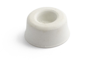 Gummibuffert 20x10mm Vit           5-Pack