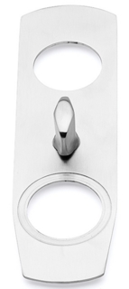 Vredskylt 60x215mm Rostfritt