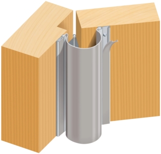 Klämskydd FS Standard Grå L=1925mm