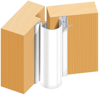 Klämskydd FS Standard Vit L=1925mm