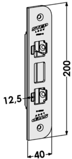 Slutbleck ST2007-12 Förzinkad