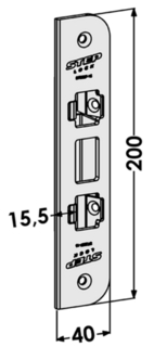Slutbleck ST2007-15 Förzinkad