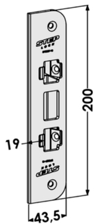 Slutbleck ST2007-19 Förzinkad