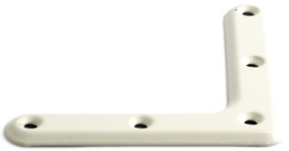 Hörnjärn 1154 102x102x19mm 4-pack  Vit