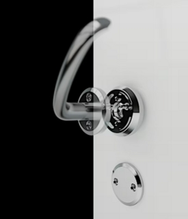 WC-Behör DI 7295 Fliplock Vänster Krom