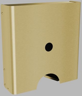 Pappershandduksdispenser PVD Matt  Mässing