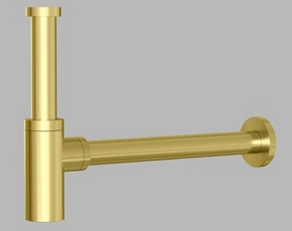 Vattenlås Justerbart Qtoo PVD Matt Mässing