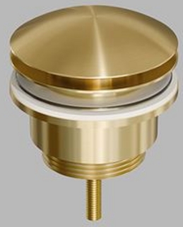 Bottenventil Push/Open Qtoo        10-100mm PVD Matt Mäsing