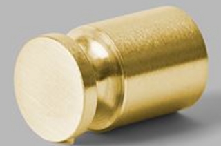 Klädkrok 14x23mm PVD Matt Mässing