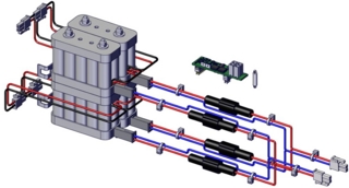 Batteripaket SW300-S inklusive kretskort
