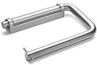 Toalettpappershållare 145mm Matt   Rostfritt