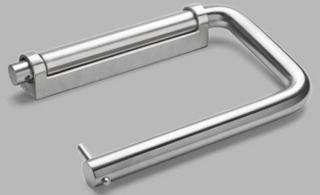 Toalettpappershållare 145mm Matt   Rostfritt