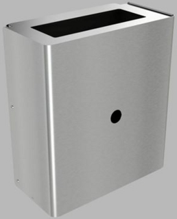 Papperskorg 20L Vägg Medium Matt   Rostfritt