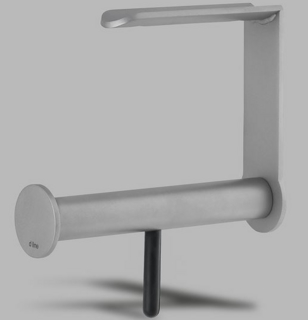 Toalettpappershållare till         Stödhand Matt Rostfritt