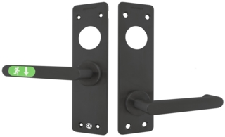 Nödutrymningsbeslag 179F RF Höger Plant 42-90mm Mirus Mattsvart