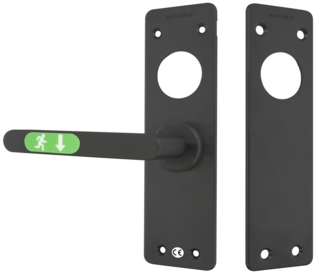 Nödutrymningsbeslag 179G RF Höger Plant 42-90mm Mirus Mattsvart