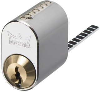 Cylinder DC501 Enligt Låsning Ej Nycklar Mattkrom