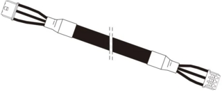Synkkabel för Pardörr SW300-S L=3000mm